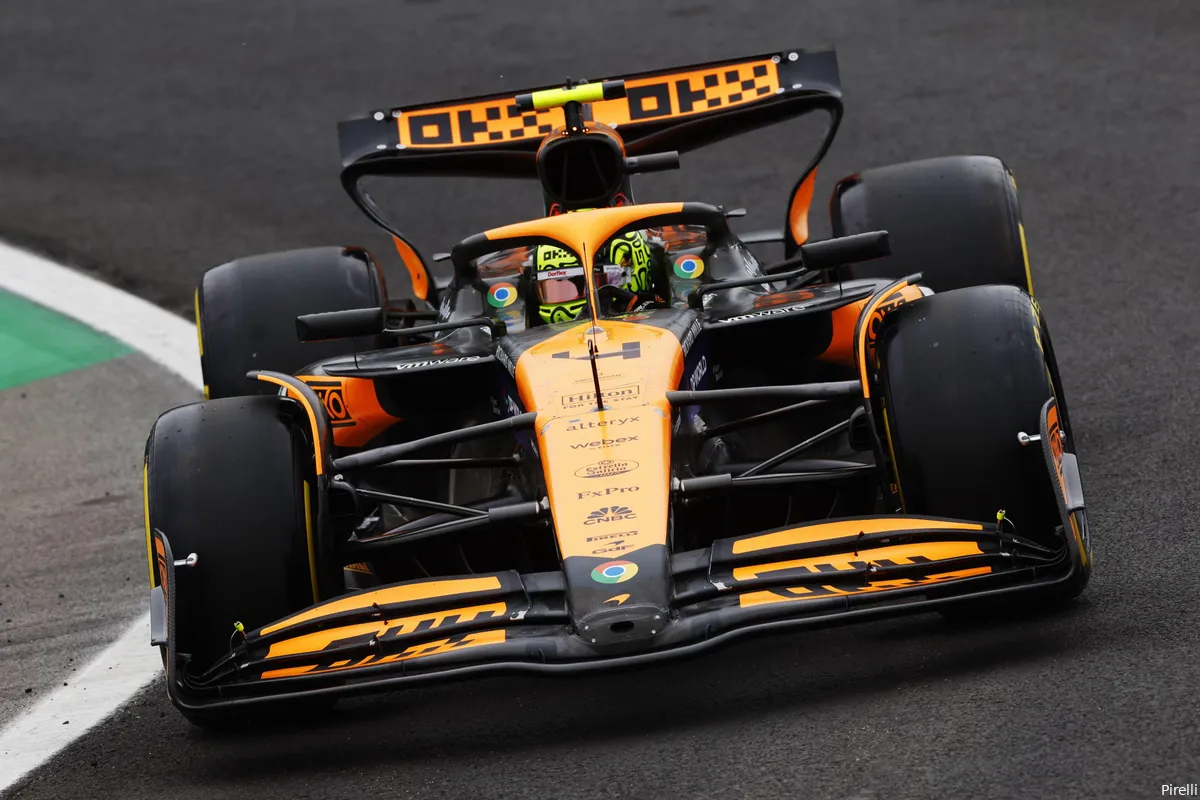 lando norris mclaren vrijdag brazillie 2024
