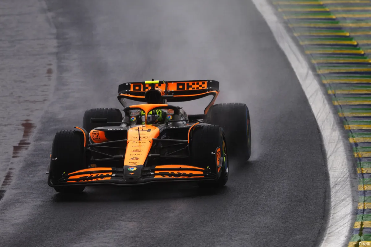 regen lando norris mclaren 6 sunday brazil2024