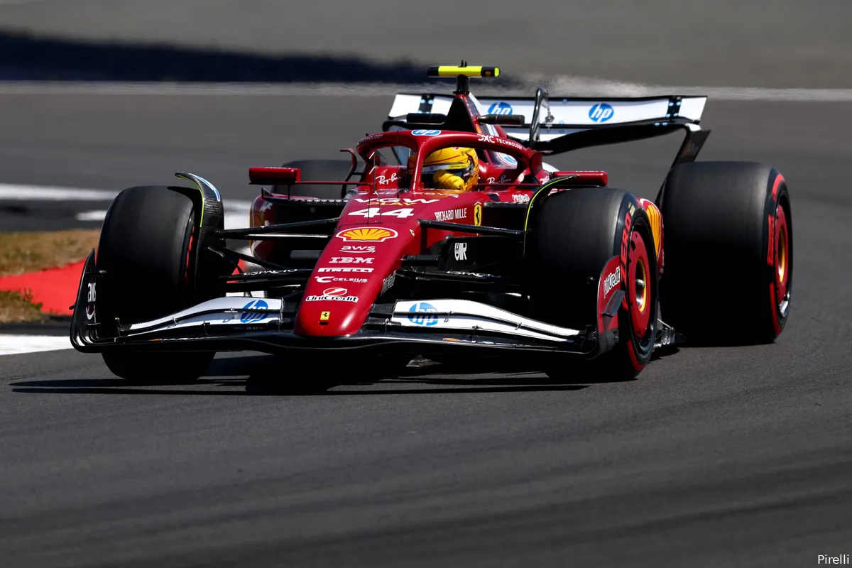 ferrari lewis hamilton 5 friday silverstone 2025
