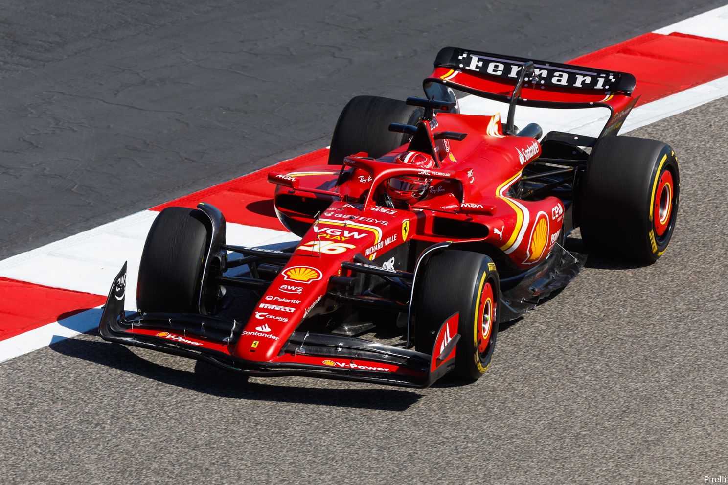 ferrari charles leclerc 2024 bahrein