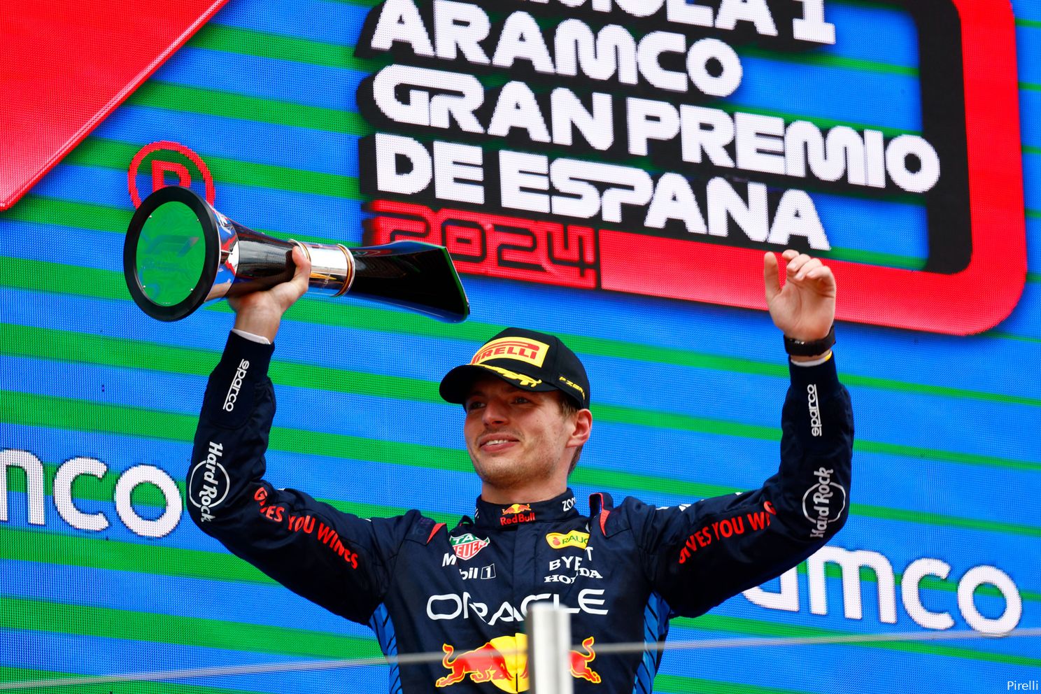 26 sunday barcelona 2024 max verstappen podium