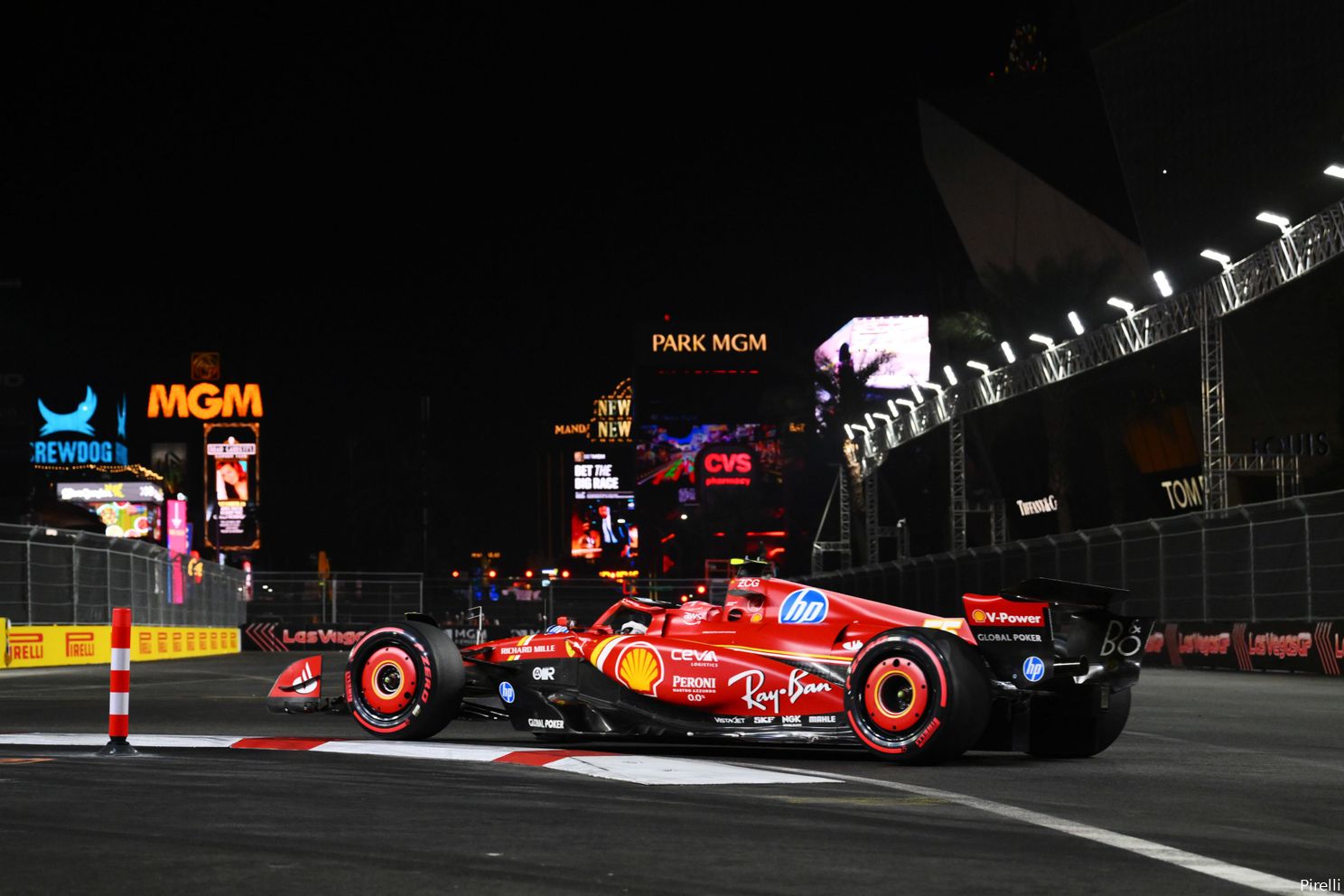 Carlos Sainz, op weg naar een podium in Las Vegas?