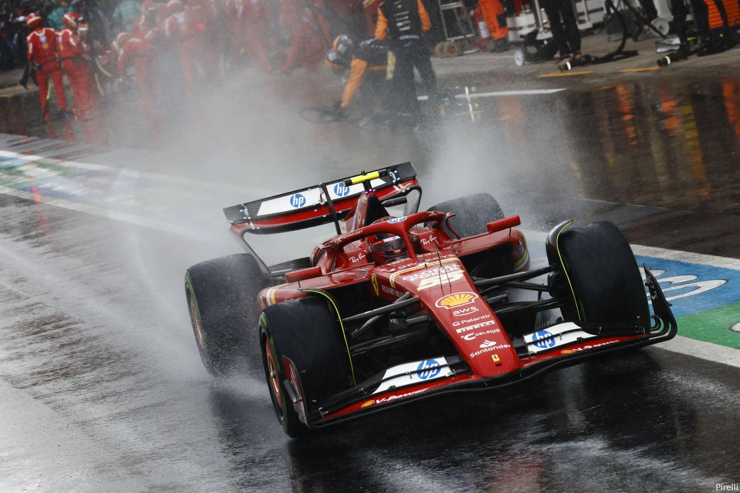 carlos sainz ferrari gp sao paulo zondag 2024