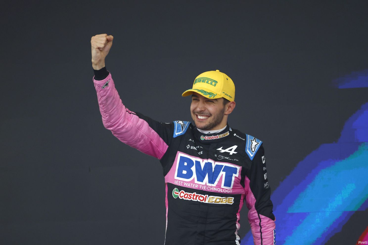 esteban ocon alpine gp sao paulo zondag 2024