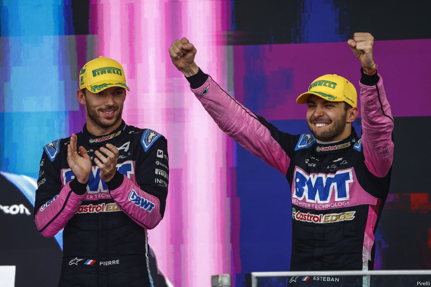 pierre gasly esteban ocon alpine gp sao paulo zondag 2024