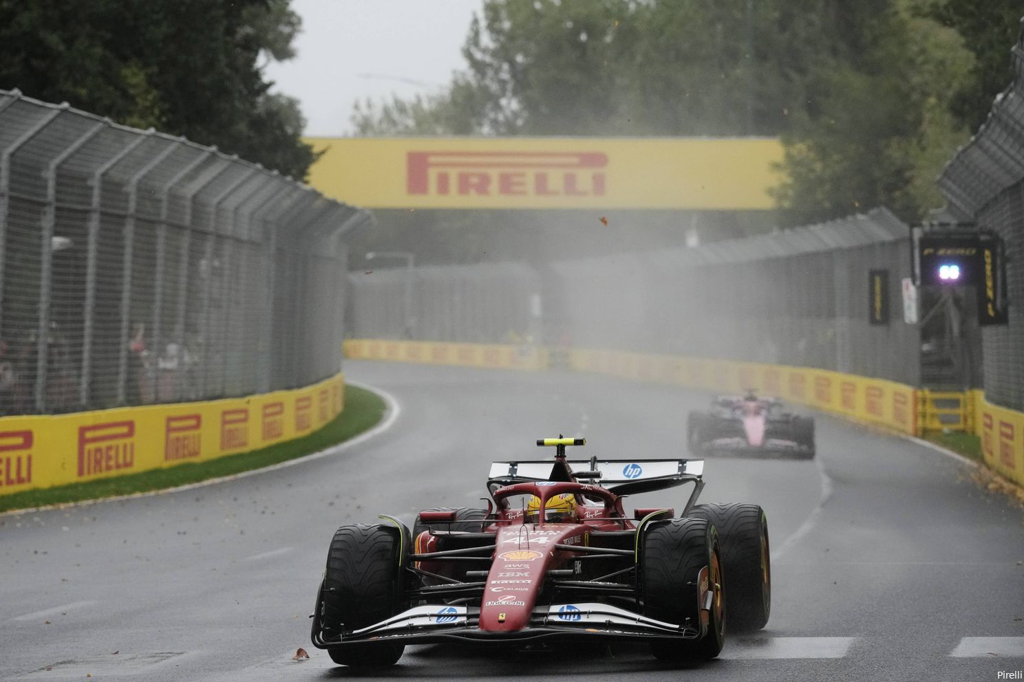 pirelli lewis hamilton ferrari gp australie zondag 2025 2