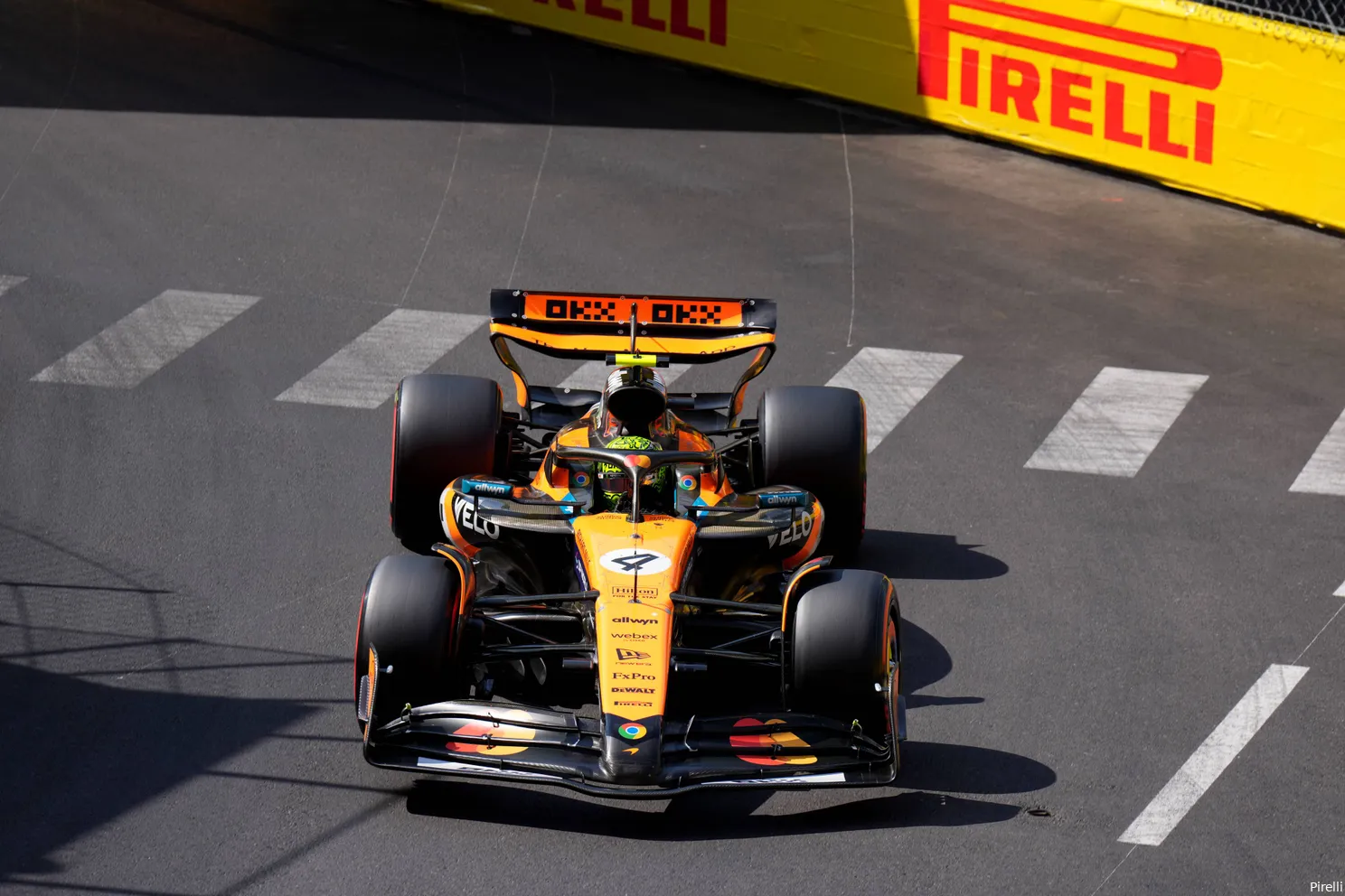 pirelli lando norris 2025 gp monaco zaterdag mclaren