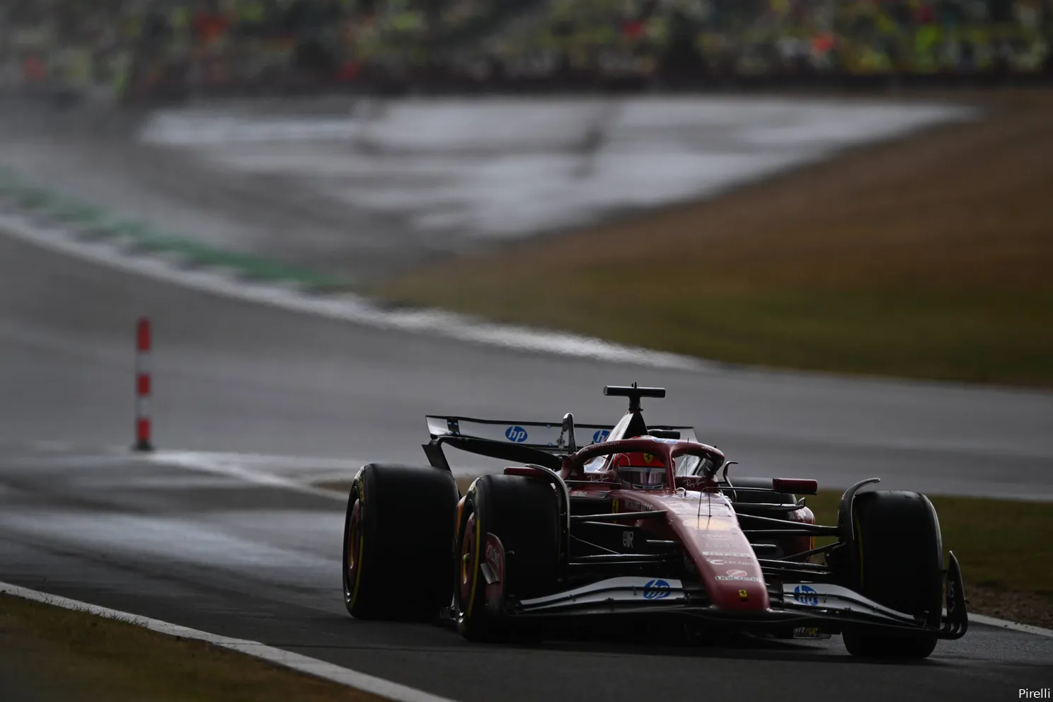 charles leclerc ferrari 2025 silverstone groot brittannie zondag race pirelli