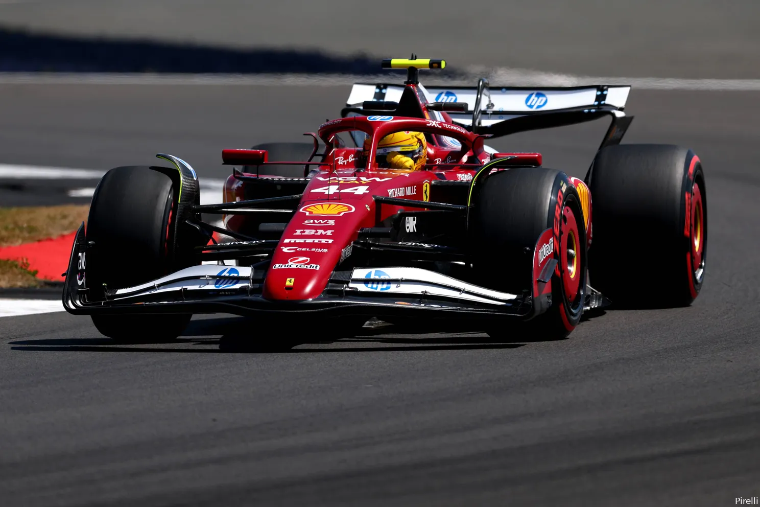 ferrari lewis hamilton 5 friday silverstone 2025