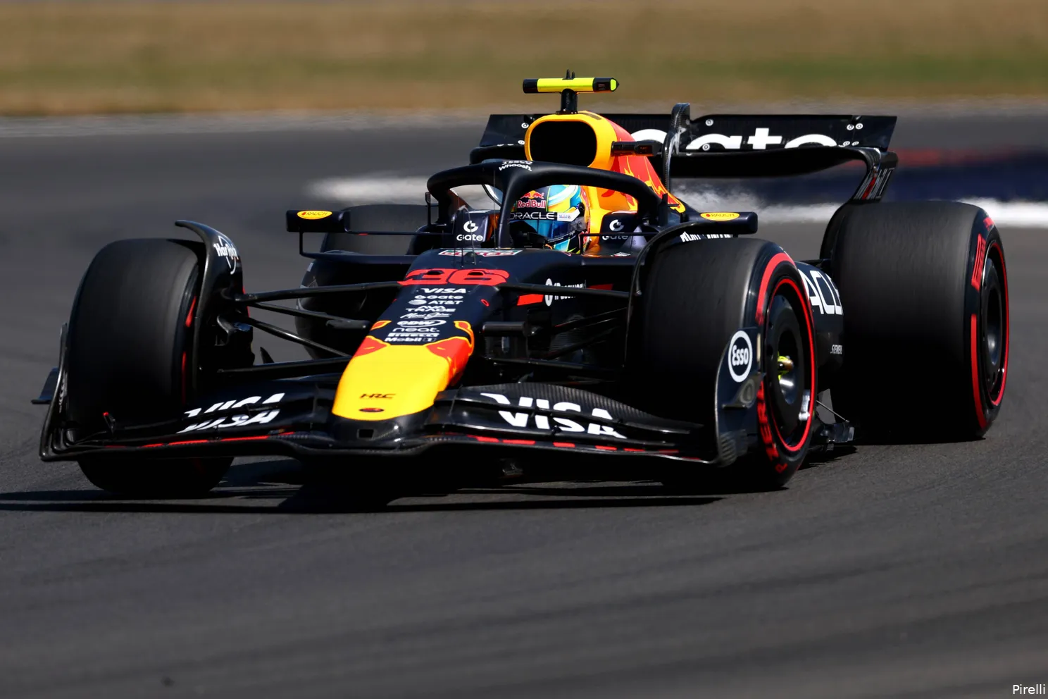 red bull racing arvid lindblad 4 friday silverstone 2025