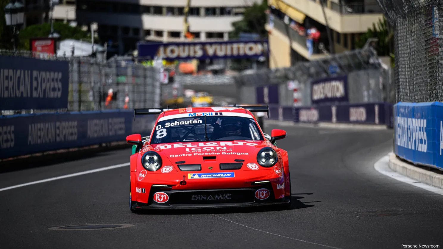Schouten (24) imponeert in debuutseizoen Porsche Supercup: 'Ik wil laten zien dat ik hier thuishoor'