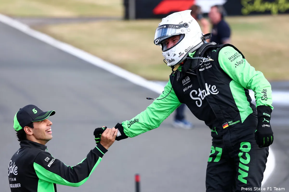 nico hulkenberg gabriel bortoleto stake sauber gp groot brittannie 2025