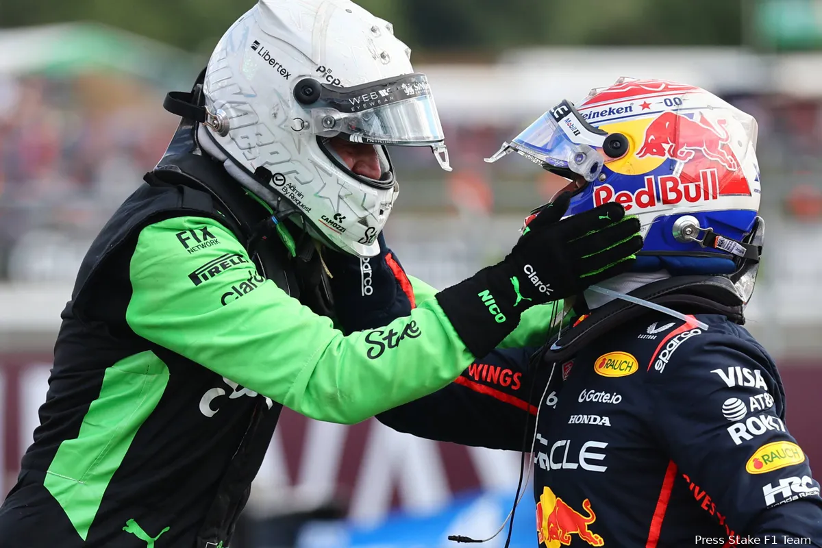 nico hulkenberg max verstappen red bull racing stake sauber gp groot brittannie 2025