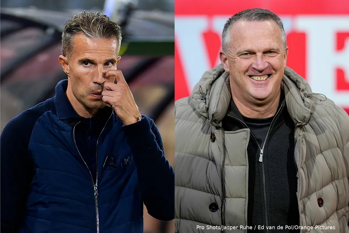 robin-van-persie-john-van-den-brom-feyenoord-fc-twente-trainers