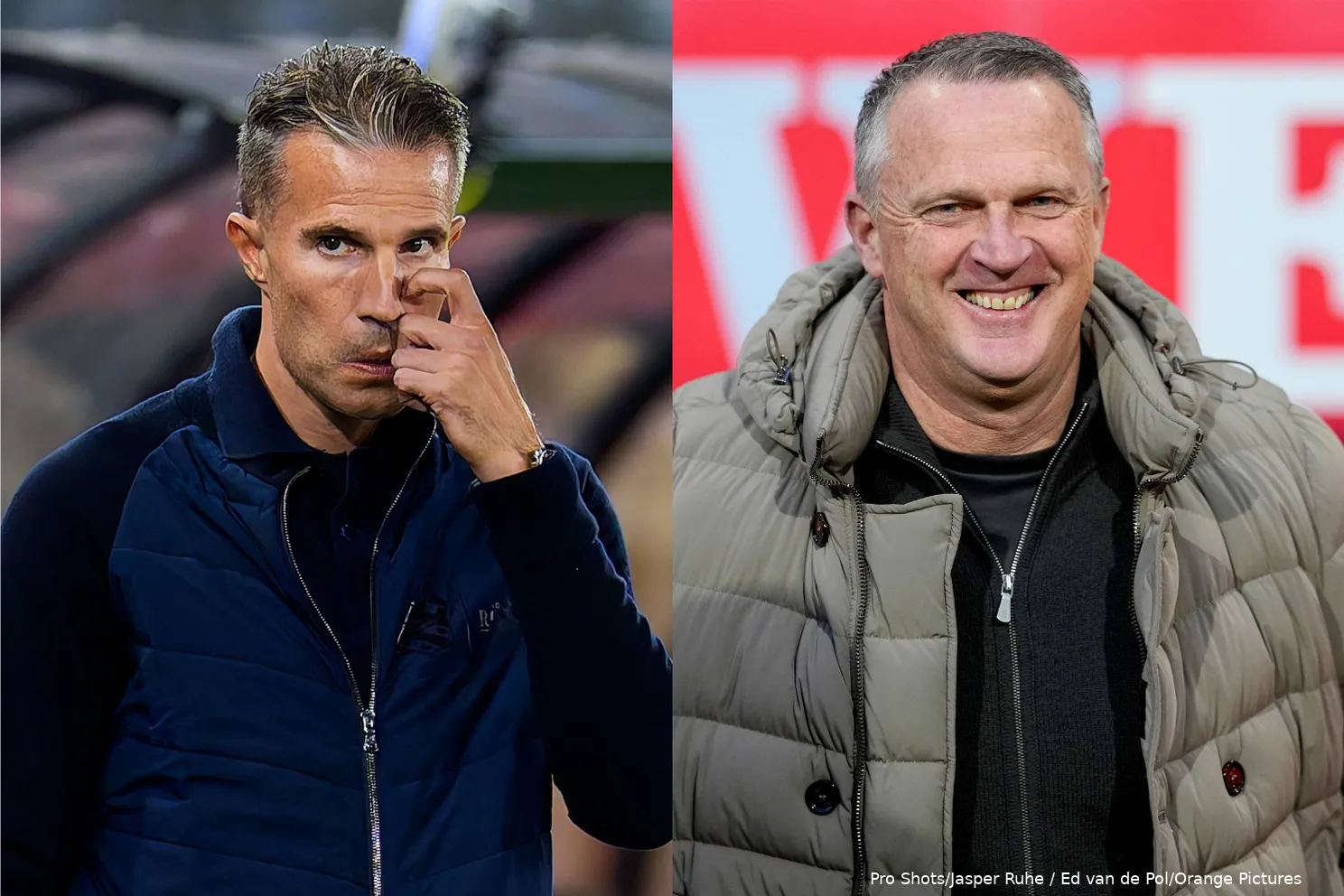 robin-van-persie-john-van-den-brom-feyenoord-fc-twente-trainers