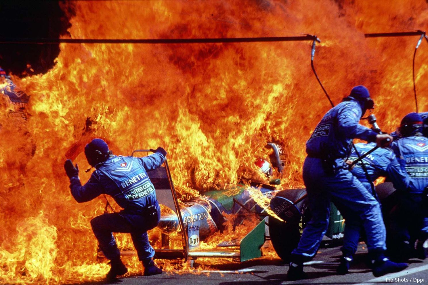 verstappen jos pitbrand hockenheim 1994