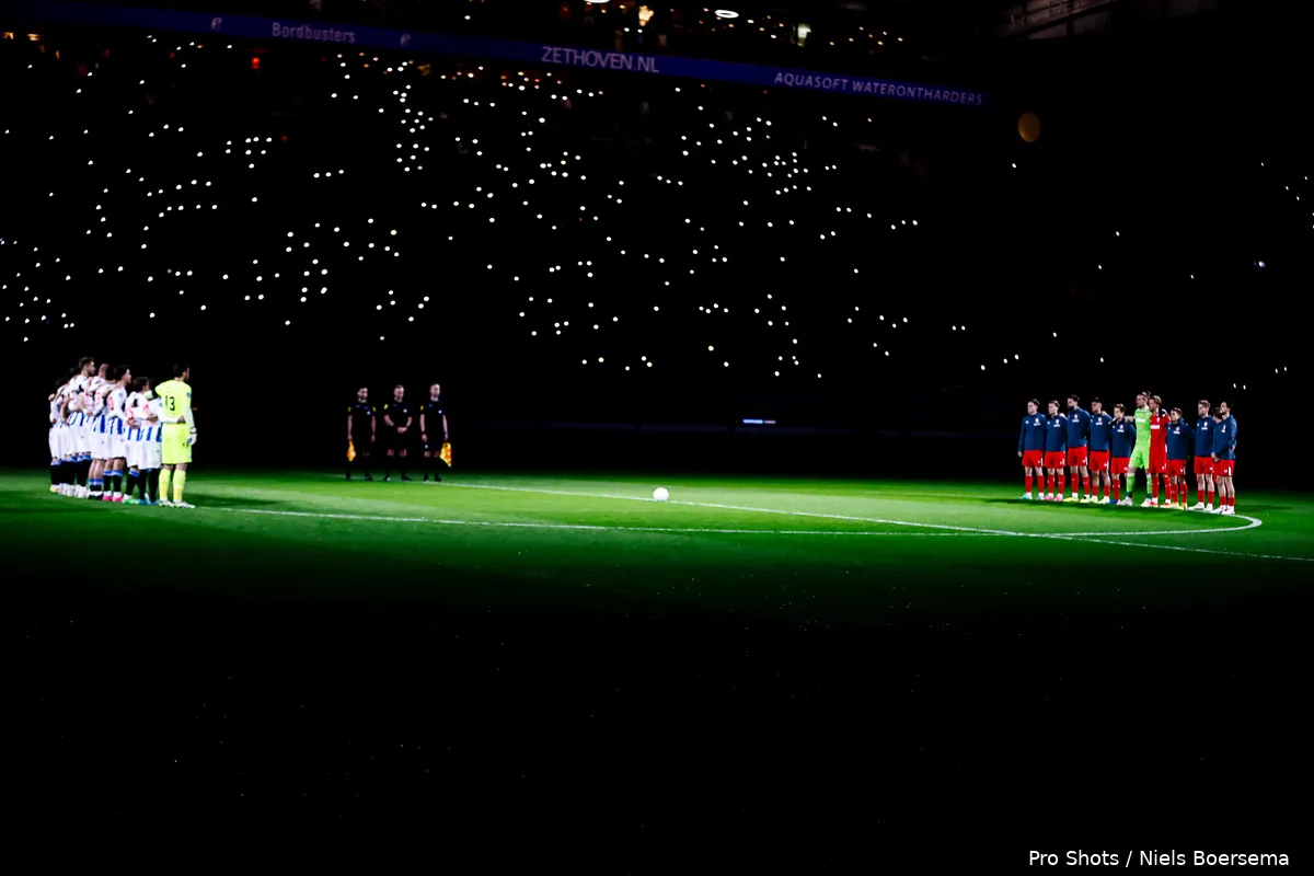 minuut stilte lichtjes sc heerenveen fc twente 2023 2024 hermina van dijk