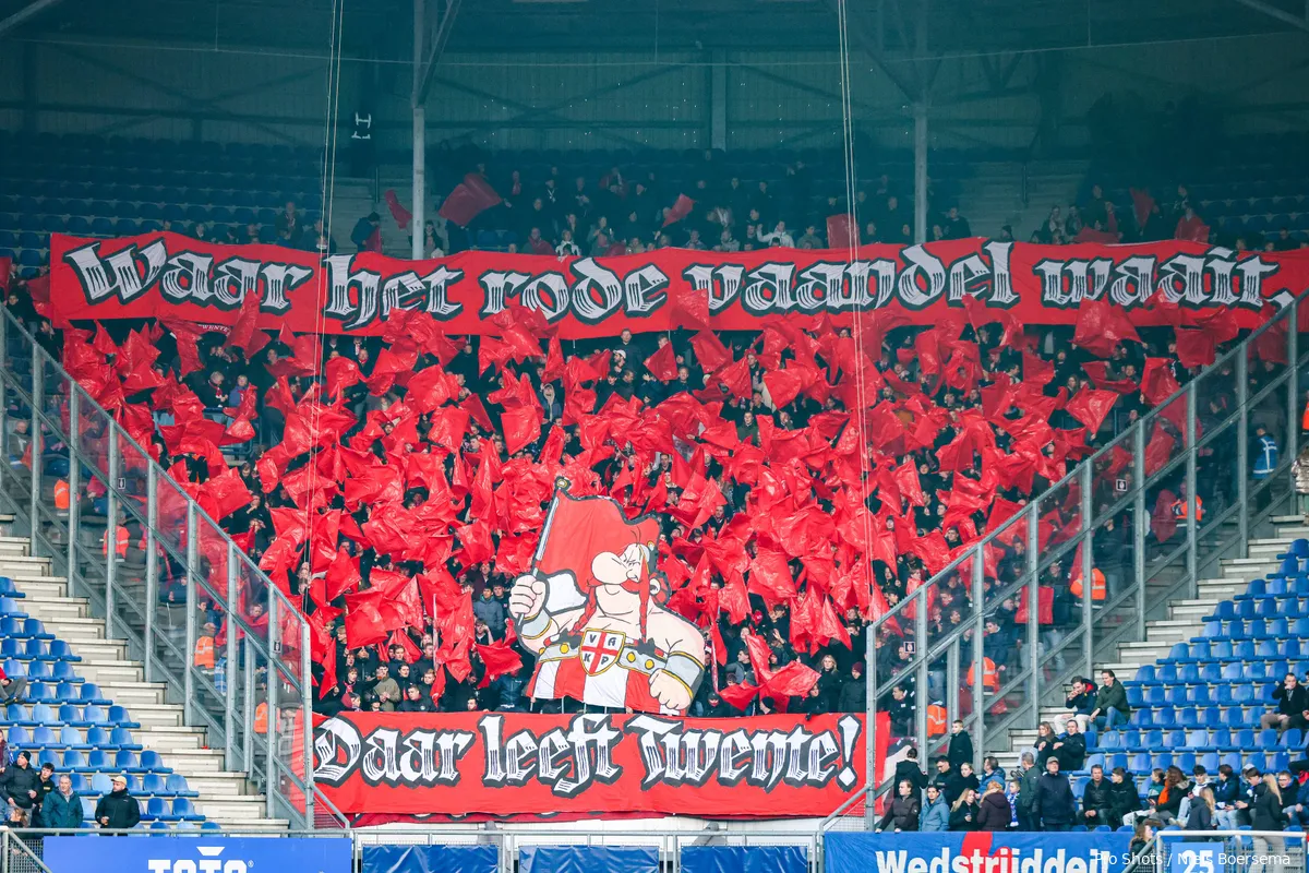 sfeeractie vak p ultras heerenveen twente 2025