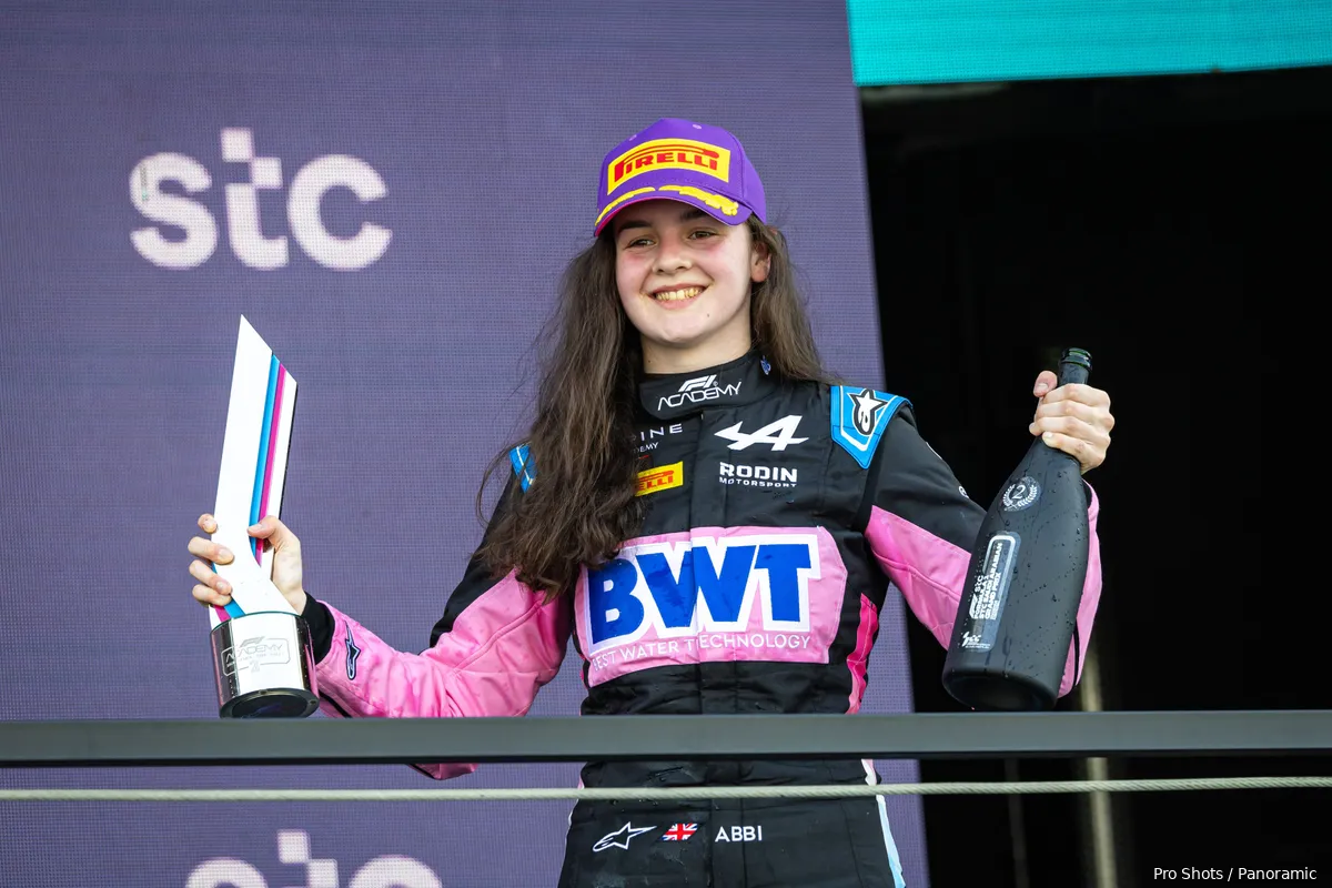 abbi pulling f1 academy