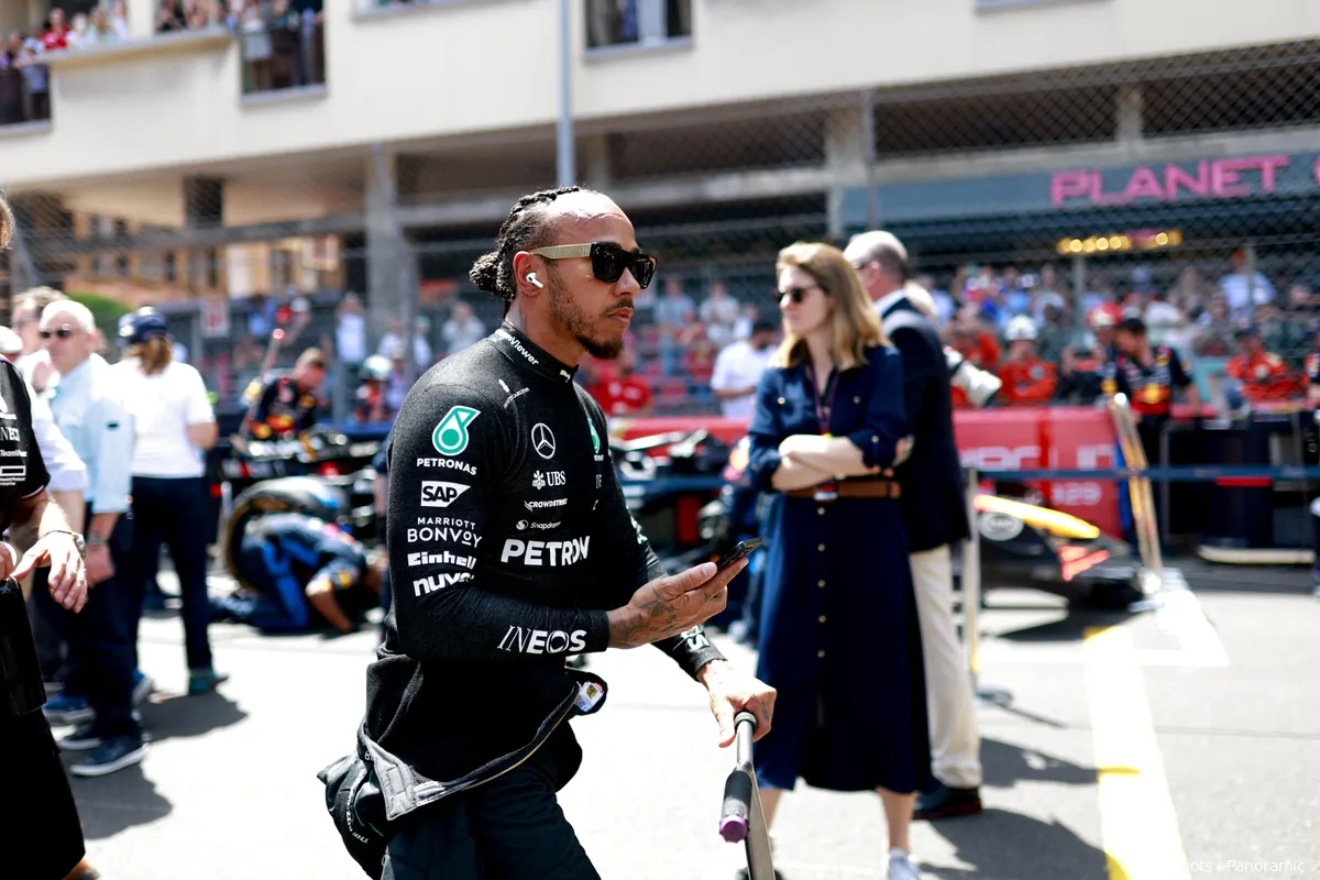 lewis hamilton mercedes monaco 2024
