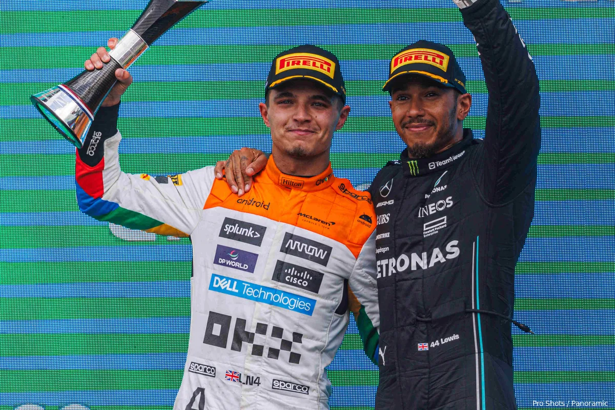 lando norris lewis hamilton silverstone 2023