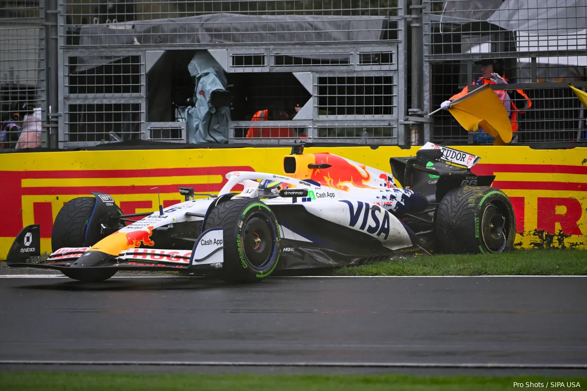 crash isack hadjar australie 2025 1