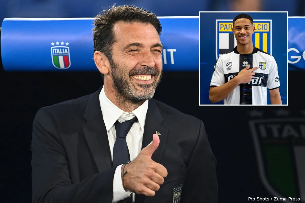 gianluigi buffon jayden oosterwolde parma calcio