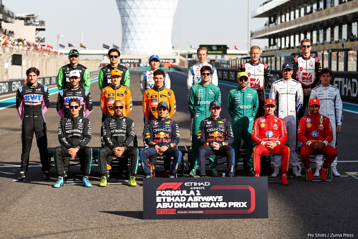 klas 2024 max verstappen abu dhabi sergio perez lando norris oscar piastri lewis hamilton george russell charles leclerc carlos sainz jack doohan 12