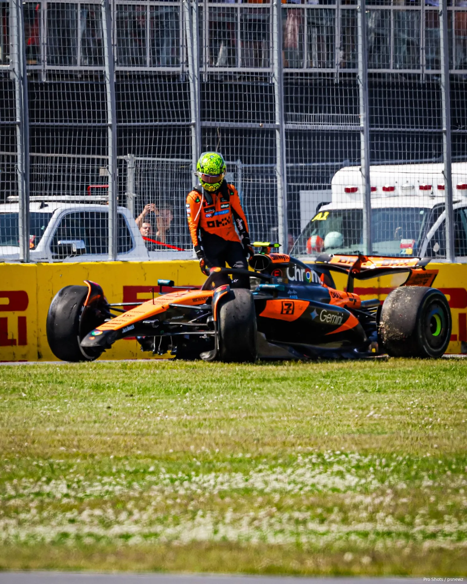 lando norris canada crash 2025 12