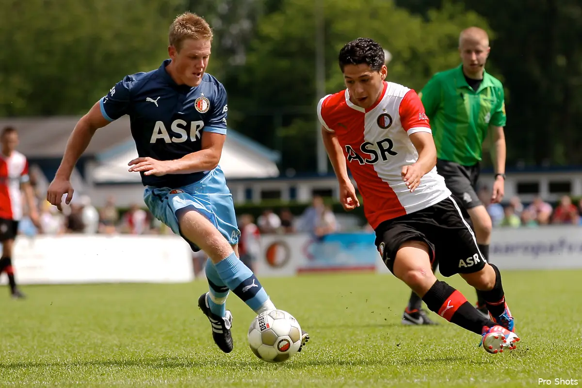 Feyenoord oefent tegen sc Feyenoord