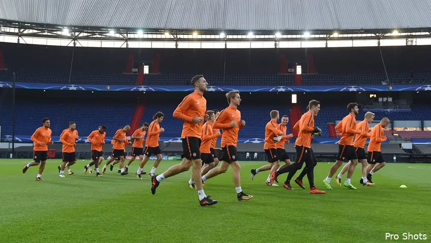 De tegenstander: Braziliaans Sjachtar in bloedvorm naar De Kuip
