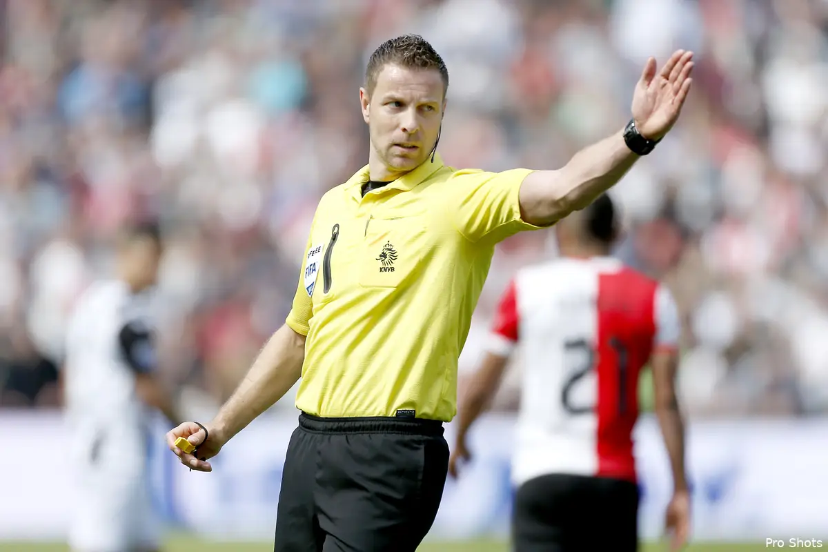 Pol van Boekel fluit Feyenoord - SC Heerenveen