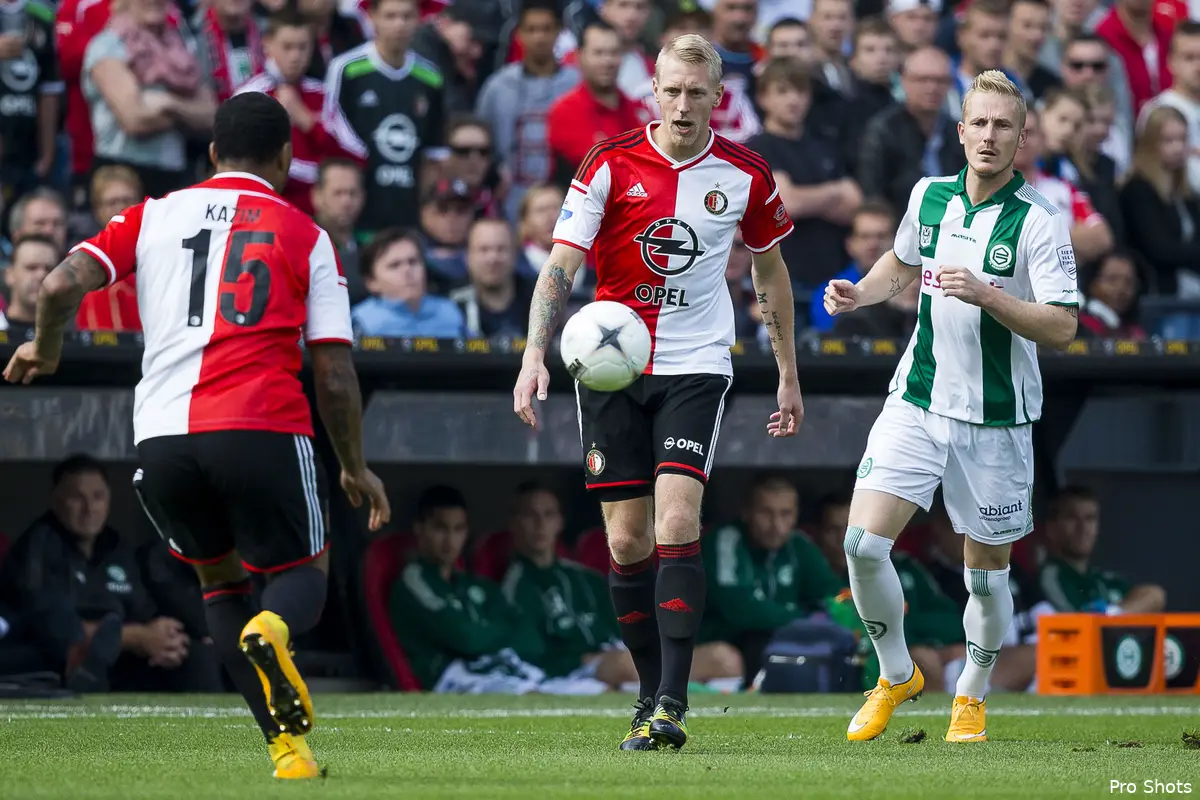 Feyenoord mist Immers ook tegen PEC Zwolle