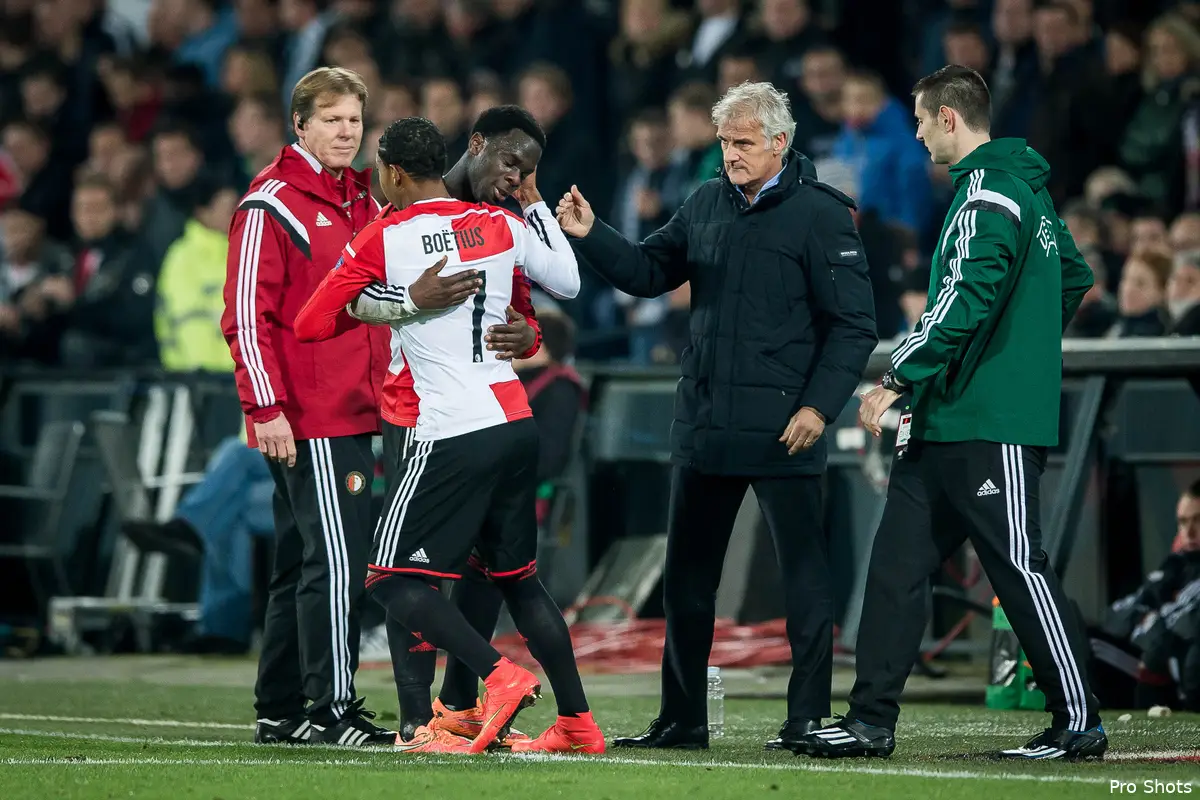 Persconferentie met Feyenoord-trainer Fred Rutten