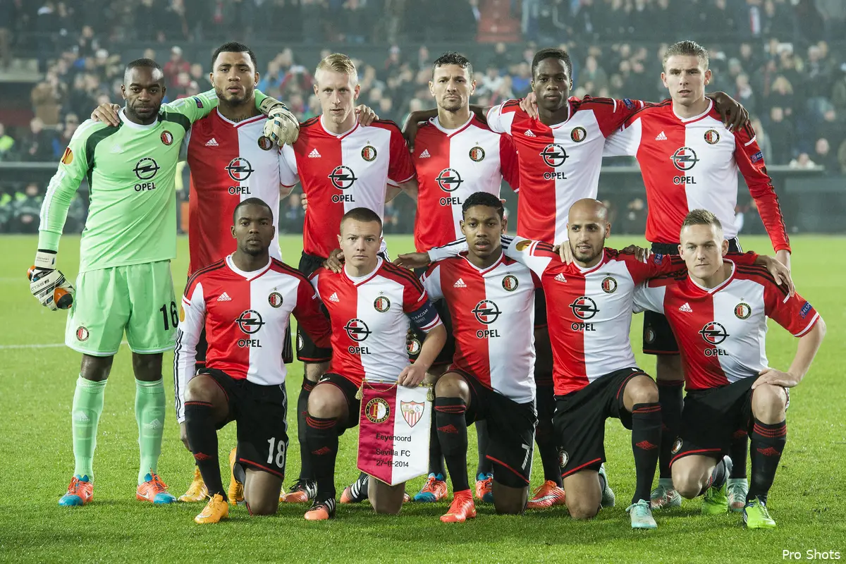 A- en B-spelerslijst Feyenoord voor Europa