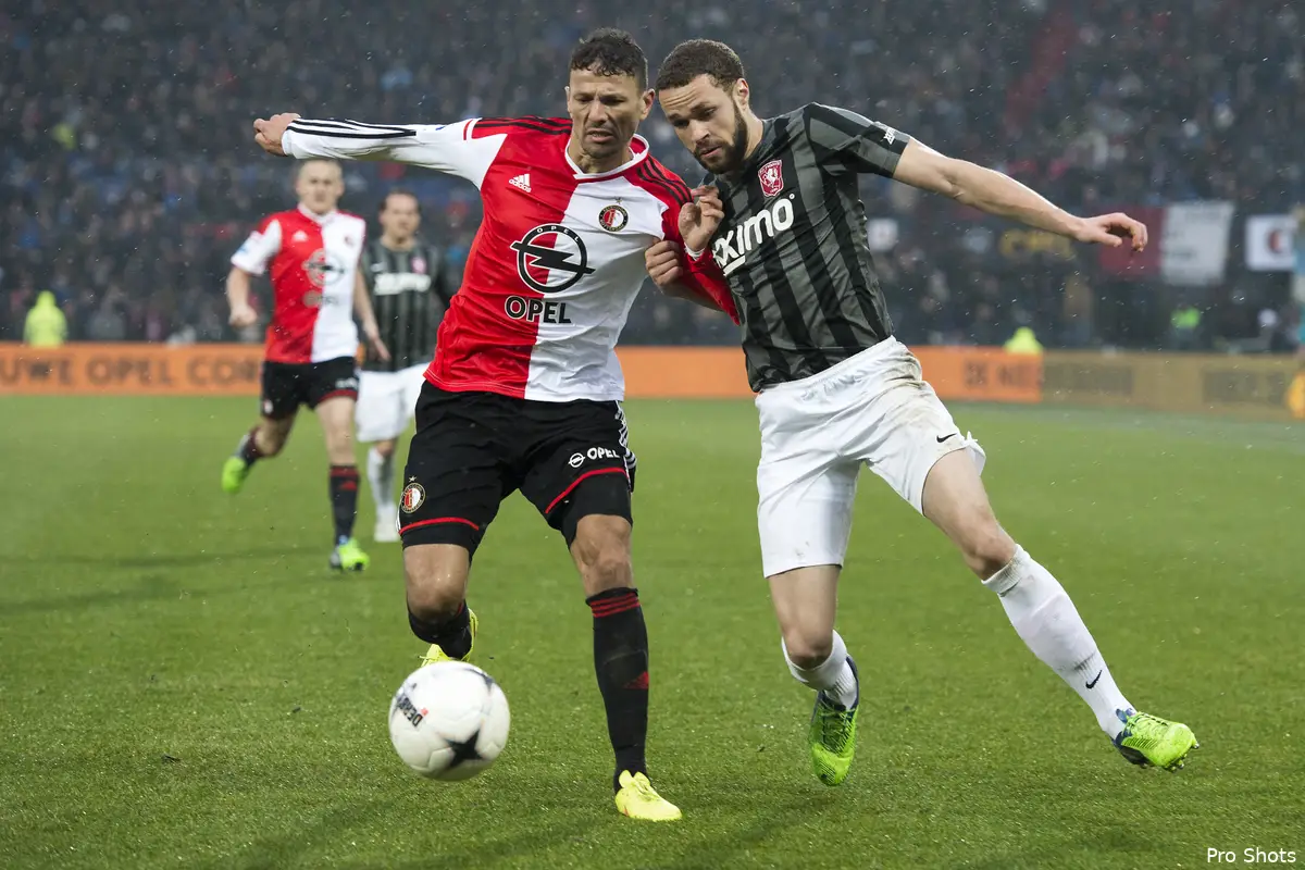 "Ik krijg geen meter ruimte, de aanvallers van Feyenoord wel"