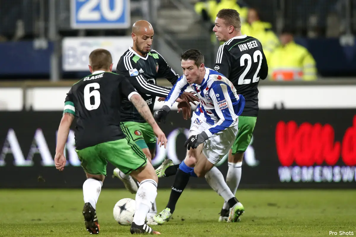 Feyenoord verliest in Heerenveen