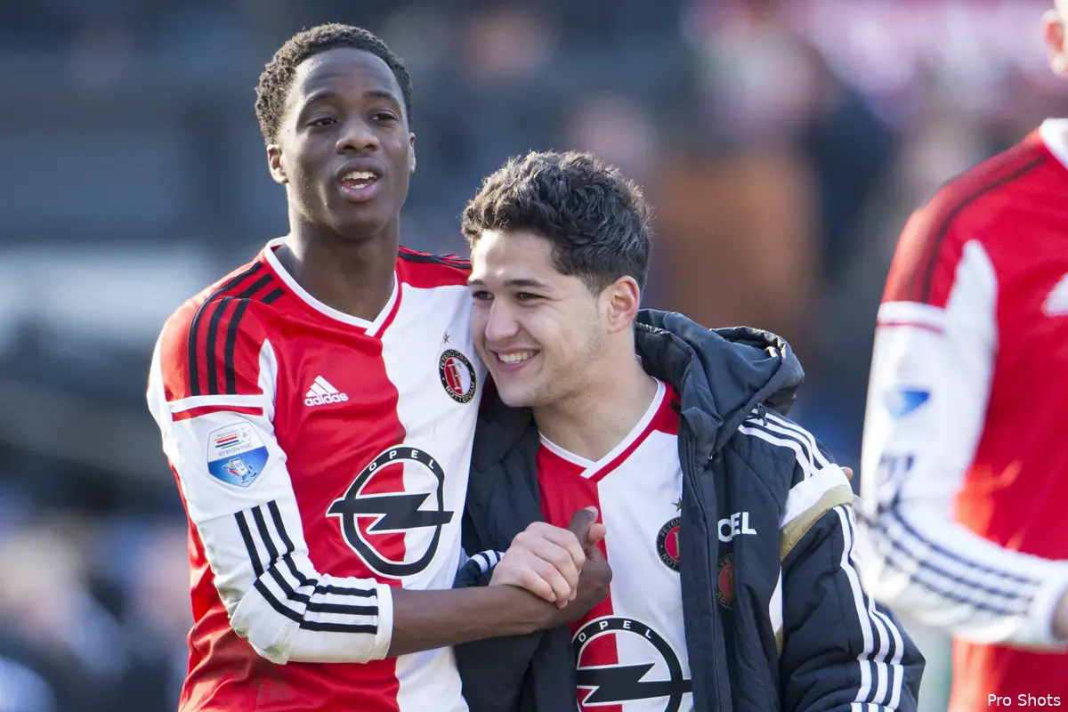 Stouten: ''Van der Heijden halen, Kongolo linksback''