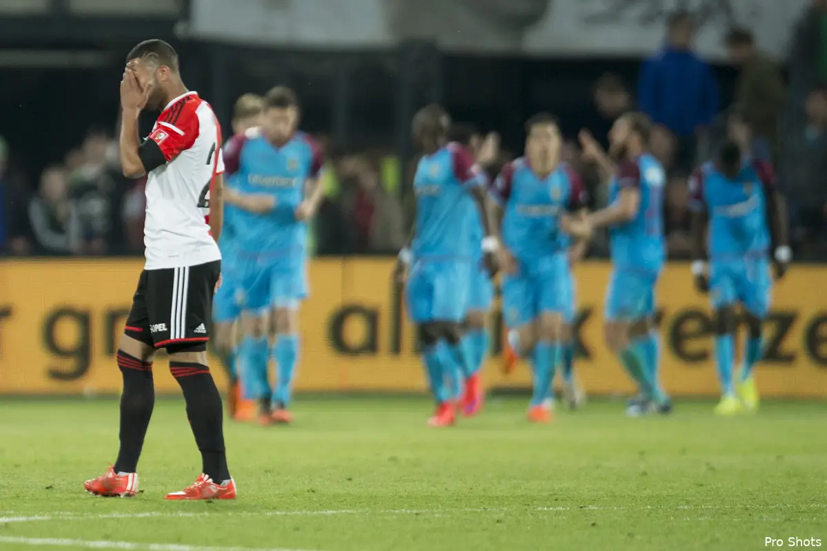 Verliezend Feyenoord nog altijd niet zeker van plek drie