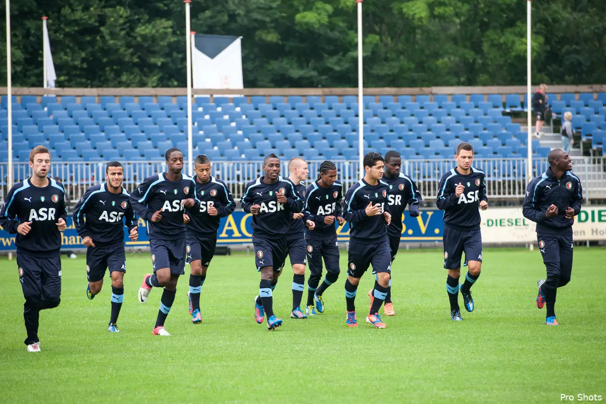 Twee trainingen in aanloop naar duel met Sparta Praag