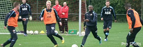 Miquel Nelom sluit aan op groepstraining
