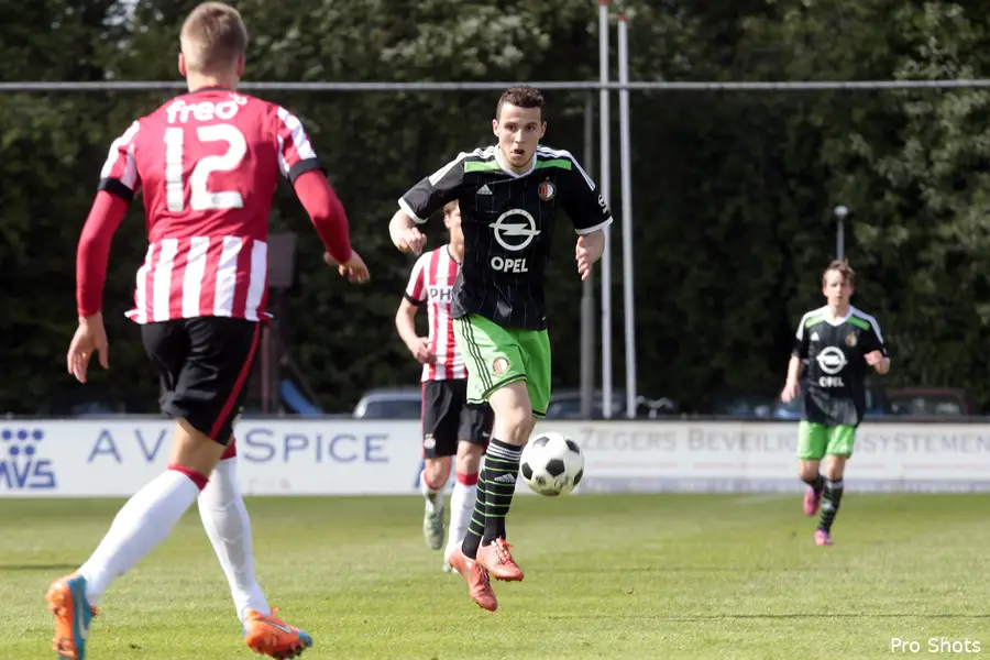 Feyenoord A1 onderuit in laatste wedstrijd van seizoen