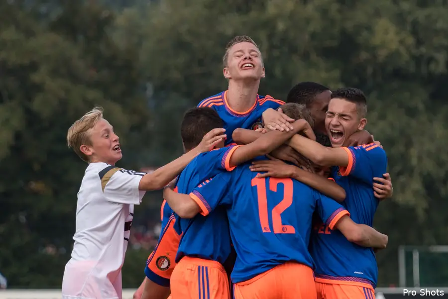 Feyenoord Onder 14 en Onder 13 te sterk voor Arsenal