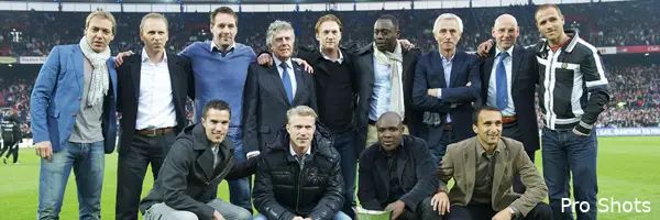Dinsdagavond op Varkenoord: viering UEFA Cup 2002