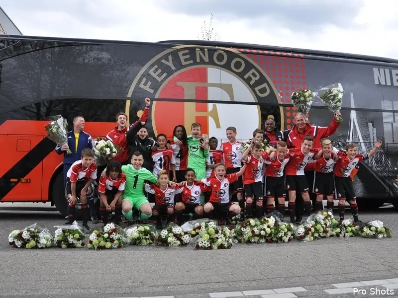 Feyenoord O/13 kampioen na een 4-0 overwinning op NAC