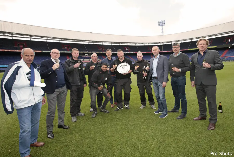 Feyenoord heeft opnieuw het beste veld van de Eredivisie
