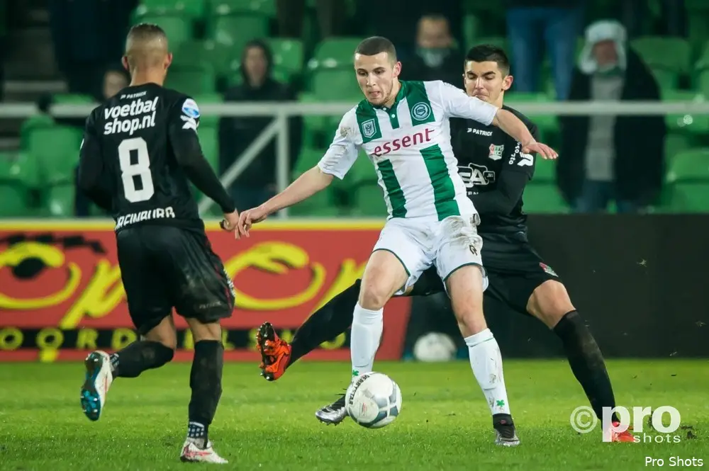 Opstelling FC Groningen: Oud-Feyenoorder geblesseerd