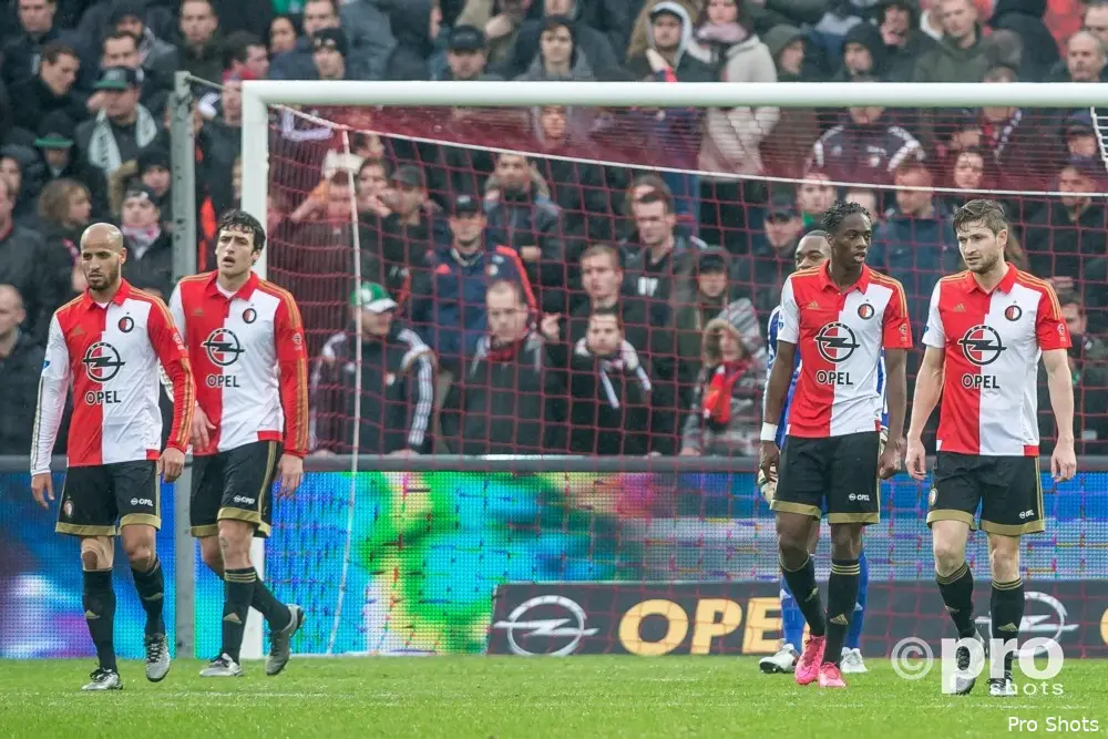 Feyenoord verlengt historische verliesreeks