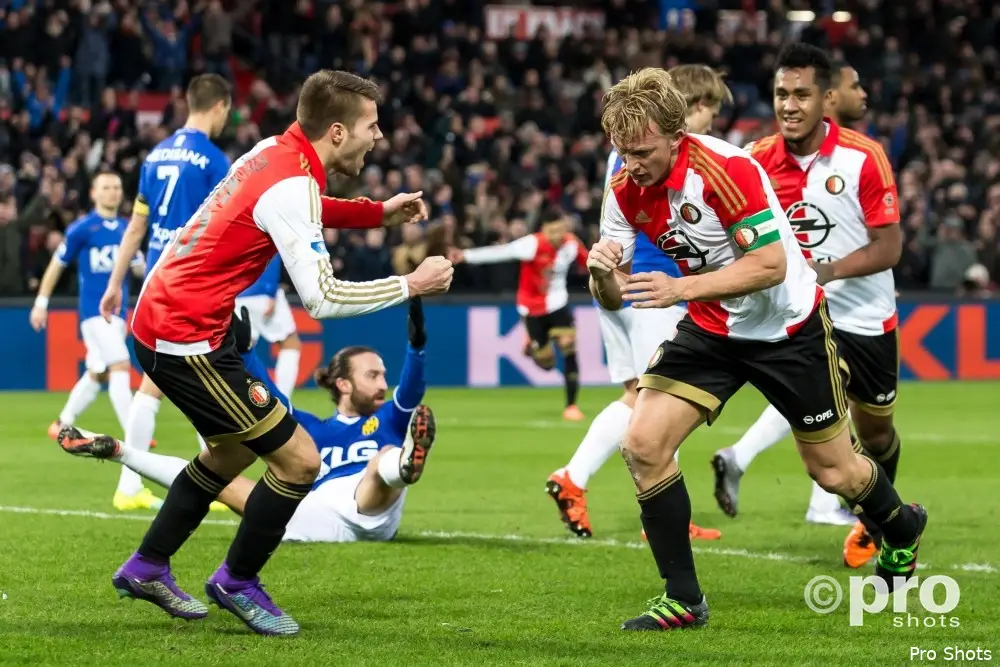 Kuyt elfde Feyenoorder die de kaap van honderd rondt