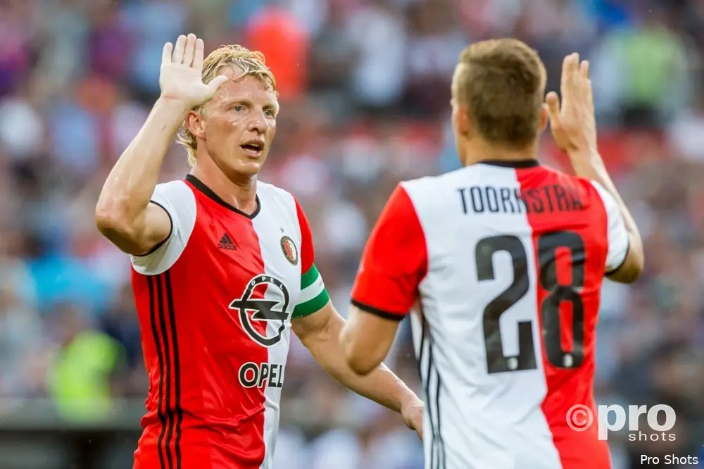 Feyenoord in thuistenue tegen PSV